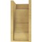 Ekena Millwork 8"W x 8"D x 16"H Wide Asheboro Rough Cedar Woodgrain TimberThane Corbel, Primed Tan CORUR08X08X16ASHRCPR - alternate 4